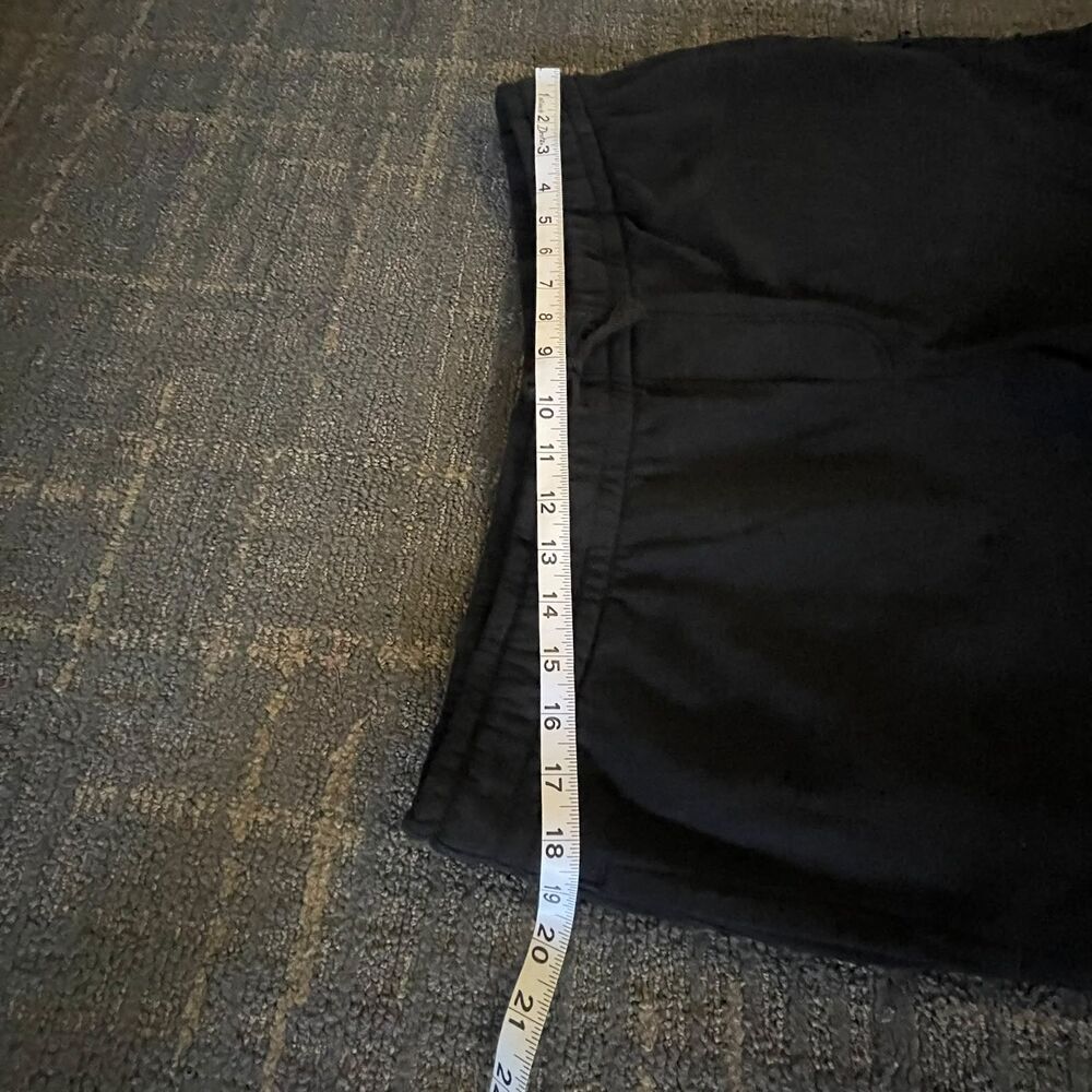 Goodfellow & Co Mens Size L Black Fleece Sweat Shorts Drawstring Athletic Casual - Picture 10 of 11
